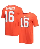 Men's Nike Trevor Lawrence Orange Clemson Tigers Alumni Name and Number Team T-shirt