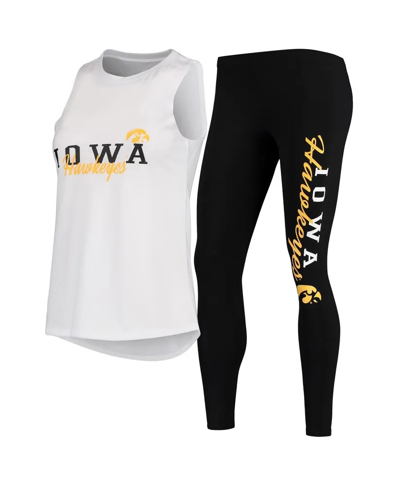 Concepts Sport Women's Concepts Sport White, Black Iowa Hawkeyes