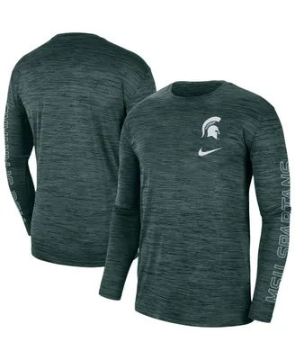 Men's Nike Michigan State Spartans Velocity Legend Team Performance Long Sleeve T-shirt