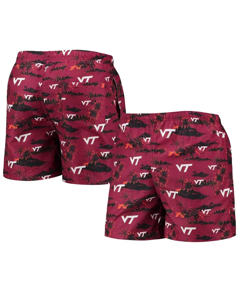 Foco Men's Foco Navy West Virginia Mountaineers Island Palm Swim Trunks