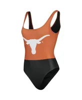 Women's Foco Texas Orange Texas Longhorns One-Piece Bathing Suit