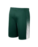 Men's Colosseum Green Michigan State Spartans Lazarus Shorts