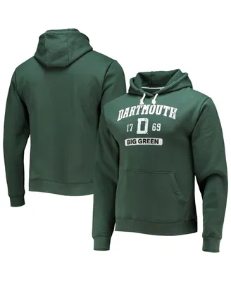 Men's League Collegiate Wear Green Dartmouth Big Green Volume Up Essential Fleece Pullover Hoodie