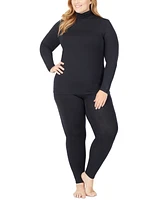 Cuddl Duds Plus Softwear with Stretch High-Waist Leggings