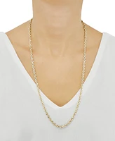 Glitter Rope Link 26" Chain Necklace in 14k Gold, Created for Macy's