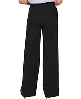 Calvin Klein Women's Whitney Button Front Wide Leg Pants