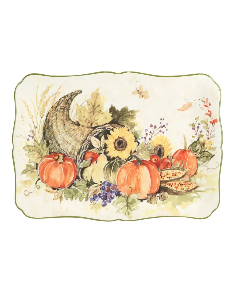 Harvest Morning Rectangular Platter