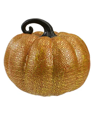 Textured Pumpkin Fall Decoration, 7.5"