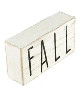 Distressed Wood Autumn Harvest Fall Sign, 6"