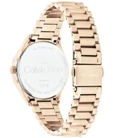 Calvin Klein Women's Carnation Gold-Tone Stainless Steel Bracelet Watch 35mm