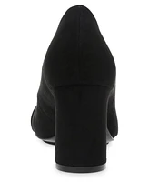 Anne Klein Women's Bentley Buckle Block Heel Pumps