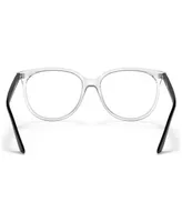 Ray-Ban RB4378V Optics Women's Square Low Bridge Fit Eyeglasses