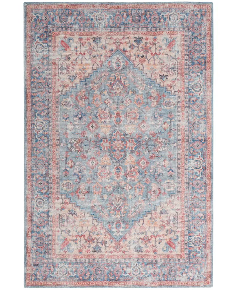 Nicole Curtis Series 1 SR104 Machine-Washable 4' x 6' Area Rug