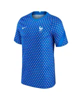 Men's Nike Blue France Women's National Team 2021/22 Pre-Match Top