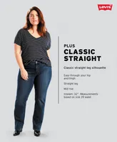 Levi's Trendy Plus Classic Straight Leg Jeans