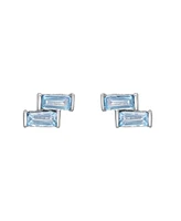 Macy's Sky Blue Topaz Matching Earring and Necklace Set