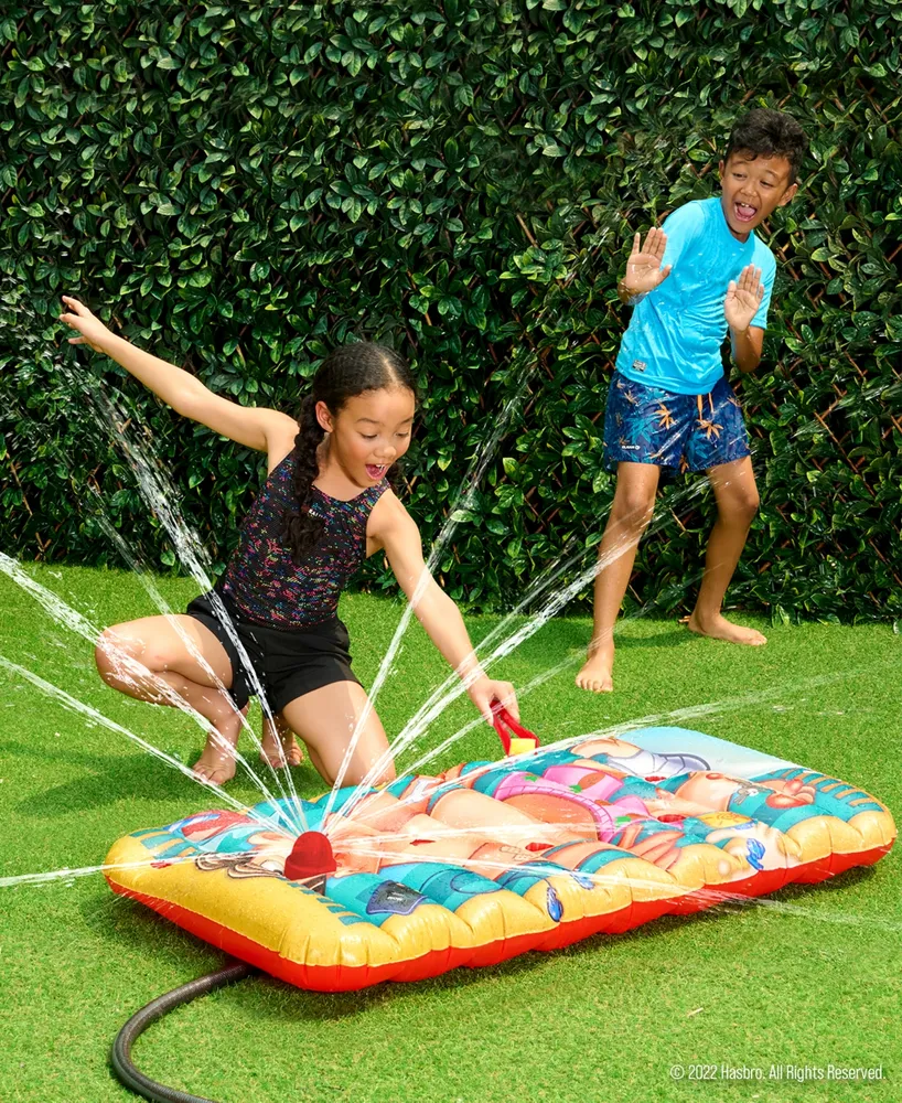 Hasbro Operation Splash Game by WowWee Backyard Sprinkler Mat Kids Game with 5 Foam Elements Ages 4 And Up