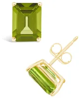 Peridot (3-3/8 ct. t.w.) Stud Earrings 14K Yellow Gold or White