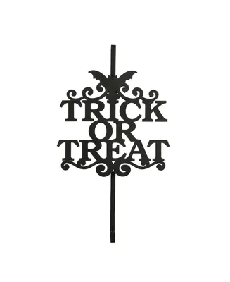 National Tree Company 19" Halloween "Trick or Treat" Wreath Hanger