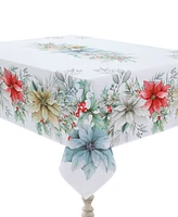 Laural Home Glad Tidings Tablecloth, 70" x 84" - Off