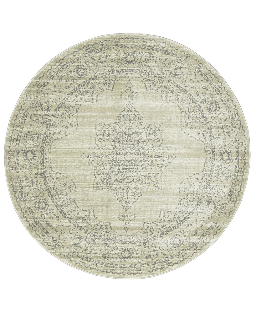 Closeout! Km Home Cantu 5'3" x Round Area Rug