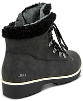 Jbu Women's Blue Creek Water-Resistant Lace-Up Booties