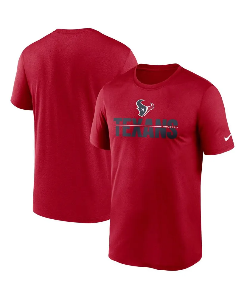 Nike Men's Houston Texans Sideline Legend T-Shirt - Navy - S (Small)