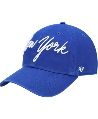 Women's '47 Royal New York Giants Vocal Clean Up Adjustable Hat