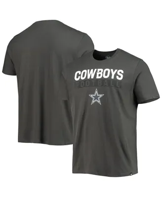 Men's '47 Brand Charcoal Dallas Cowboys Dark Ops Super Rival T-shirt