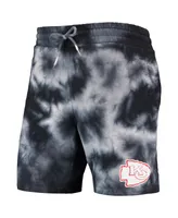 Men's New Era Black Kansas City Chiefs Tie-Dye Shorts