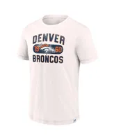 Men's Fanatics White Denver Broncos Act Fast T-shirt