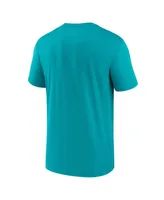 Men's Nike Aqua Miami Dolphins Legend Community Performance T-shirt