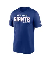 Men's Nike Royal New York Giants Legend Community Performance T-shirt