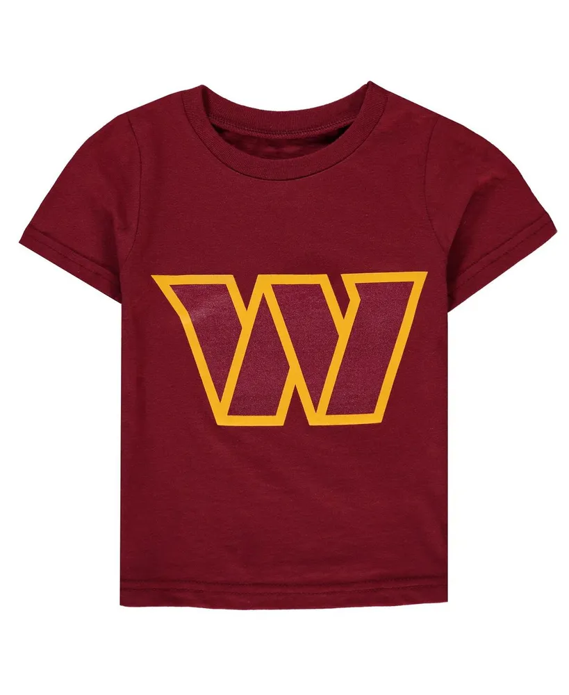 Toddler Boys and Girls Burgundy Washington Commanders Team Logo T-shirt