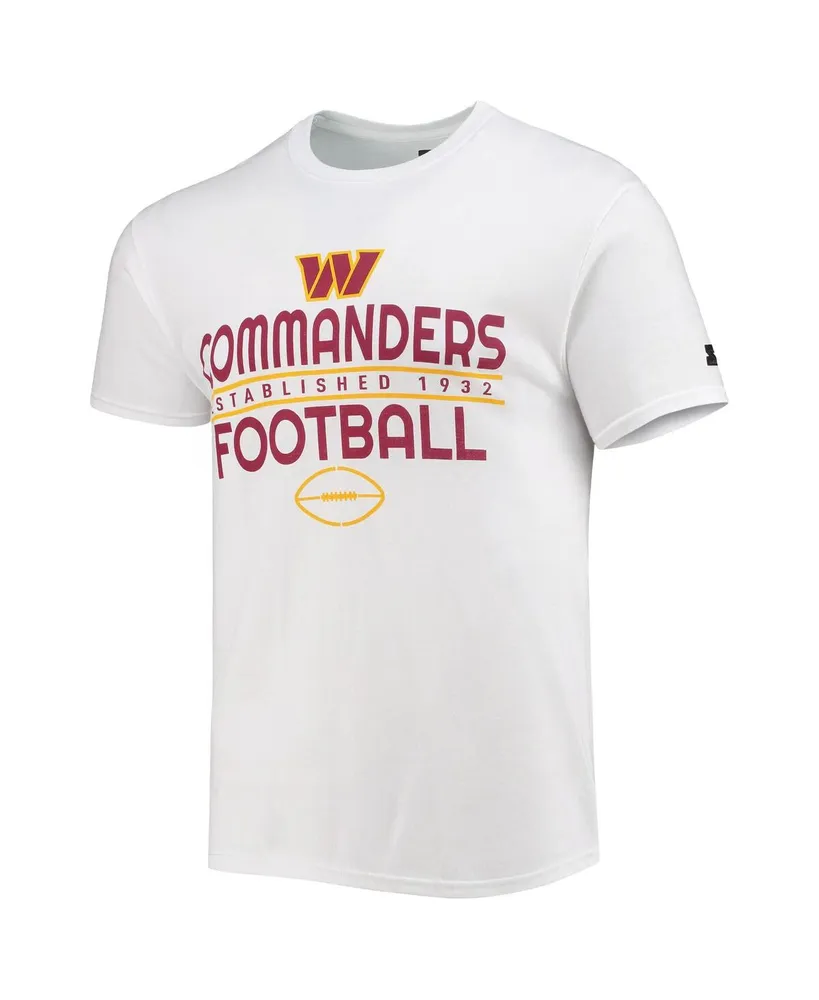 Men's Starter White Washington Commanders Prime Time T-shirt