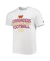 Men's Starter White Washington Commanders Prime Time T-shirt