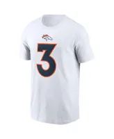 Men's Nike Russell Wilson White Denver Broncos Player Name & Number T-shirt