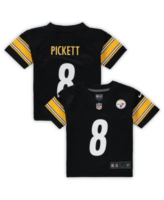 Boys and Girls Toddler Nike Kenny Pickett Black Pittsburgh Steelers Game Jersey