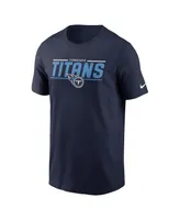 Men's Nike Navy Tennessee Titans Muscle T-shirt