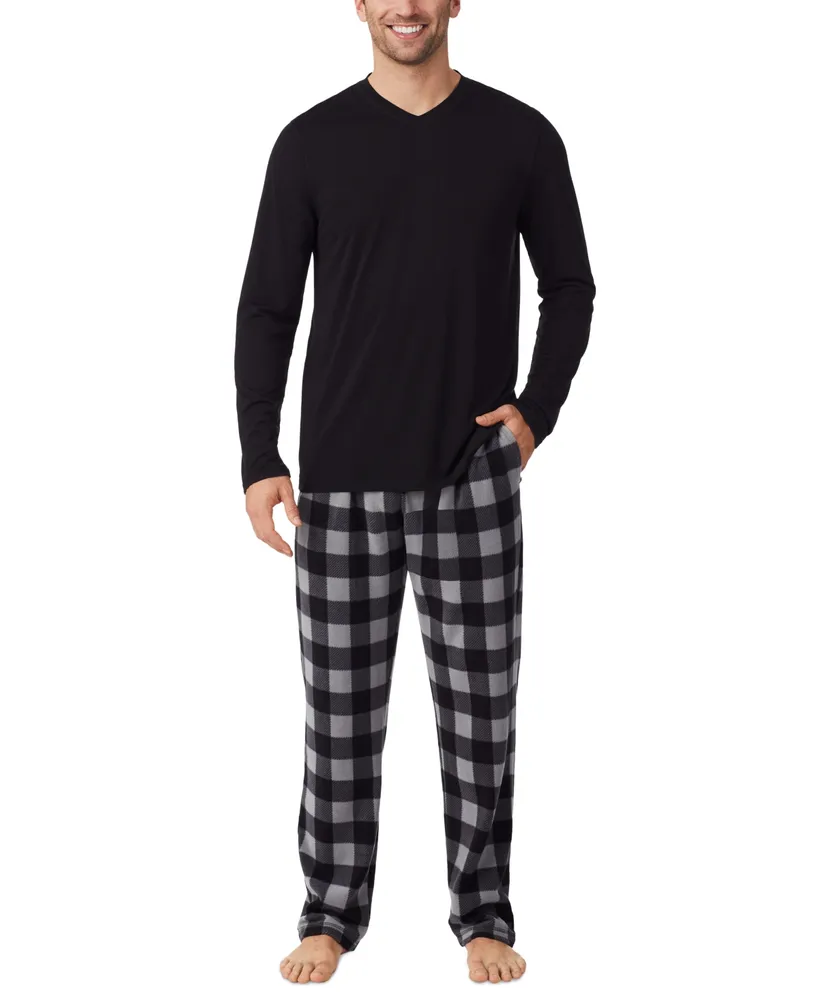 Cuddl Duds Women's Brushed Sweater-Knit Long-Sleeve Pajama Set - Macy's