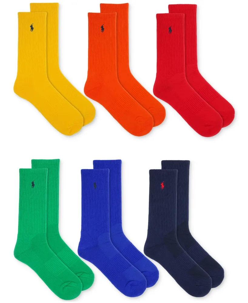 Polo Ralph Lauren Men's 6-Pk. Performance Colorful Crew Socks | The Shops  at Willow Bend