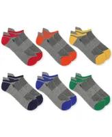 Polo Ralph Lauren Men's 6-Pk. Performance Tipped Color Heel Toe Low Cut Socks
