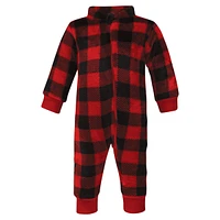 Hudson Baby Boys Unisex Plush Jumpsuits