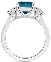 Macy's London Blue Topaz (2-3/4 ct. t.w.) and Diamond (1/3 Ring 14K Gold