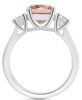 Macy's Morganite (2 ct. t.w.) and Diamond (1/3 Ring 14K Gold