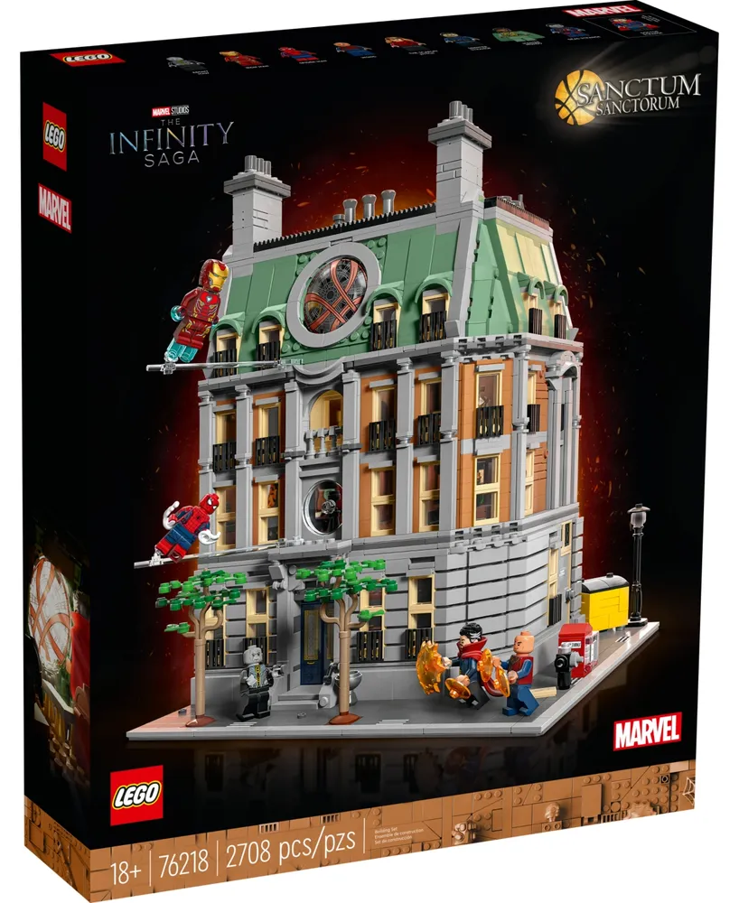 Lego Marvel Doctor Strange's Sanctum Santorum 76218 Adult Toy Building Set with Doctor Strange, Wong, Iron Man, Spider