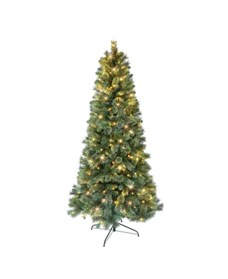 6' Pre-Lit Montana Pine Tree with 250 Color-Select Led Lights, 669 Tips