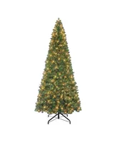 9' Pre-Lit Virginia Pine Tree with 700 Underwriters Laboratories Clear Incandescent Lights, 1588 Tips