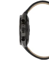 Montblanc Men's Summit 3 Black Leather Strap Smart Watch 42mm