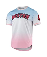 Men's Pro Standard Blue, Pink Boston Red Sox Ombre T-shirt